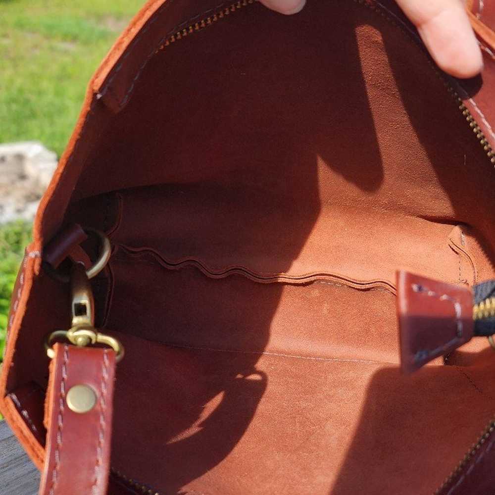 portland leather goods mini crossbody in Cognac - image 5