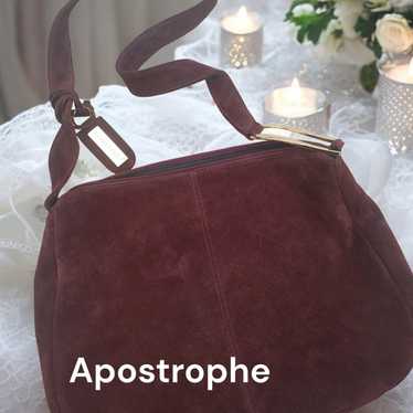 Apostrophe suede NWOT handbag purse bag - image 1