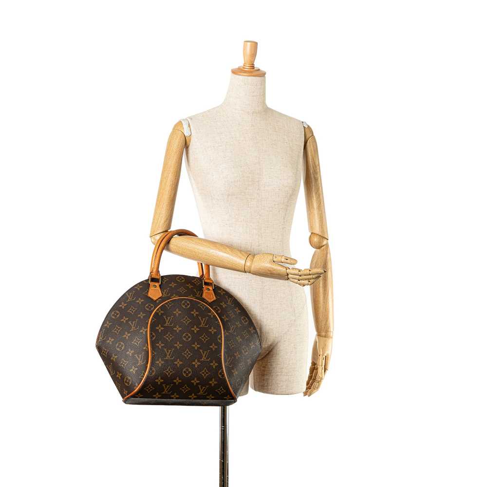 Brown Louis Vuitton Monogram Ellipse MM Handbag - image 10