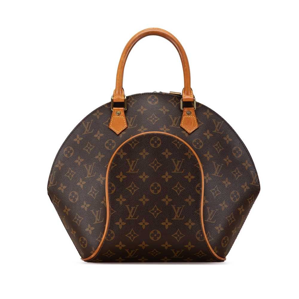 Brown Louis Vuitton Monogram Ellipse MM Handbag - image 3