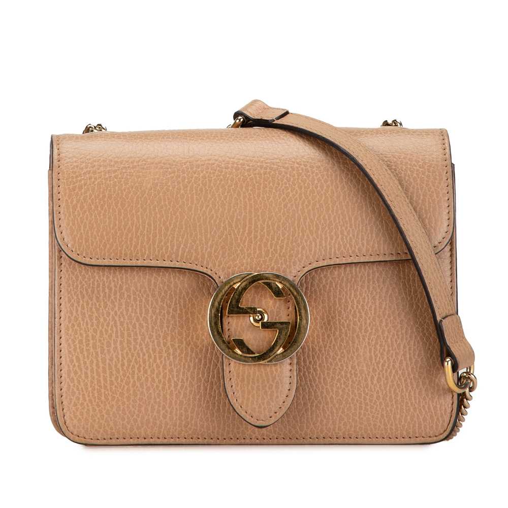 Brown Gucci Small Dollar Interlocking G Crossbody - image 1