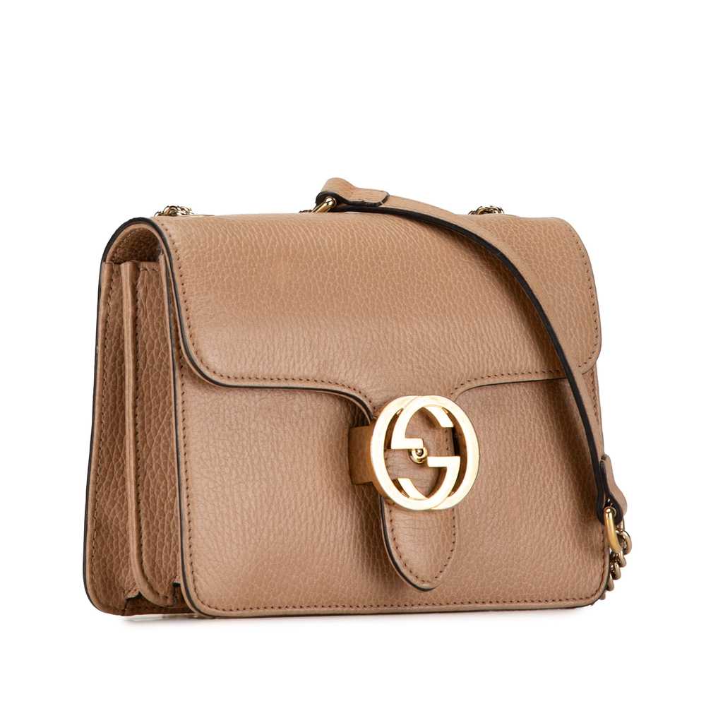 Brown Gucci Small Dollar Interlocking G Crossbody - image 2