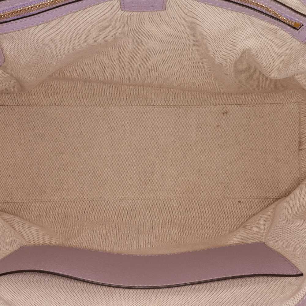 Beige and Lilac Gucci Medium Jumbo GG Ophidia Tote - image 6