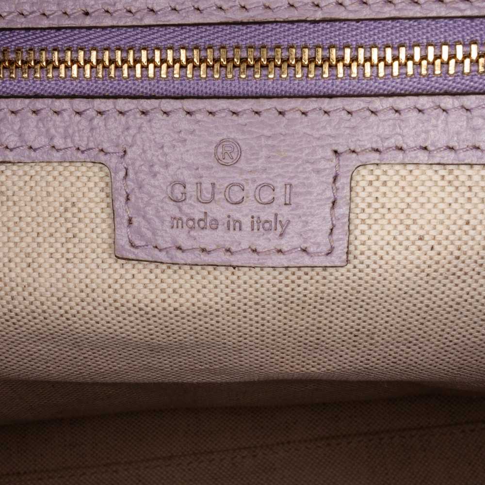 Beige and Lilac Gucci Medium Jumbo GG Ophidia Tote - image 7