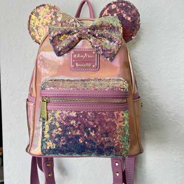 Disney 50th Anniversary Iridescent Sequin Backpack