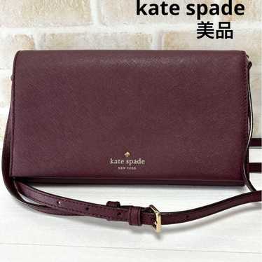 【Unused Class】kate spade Mini Shoulder Bag Bordeau