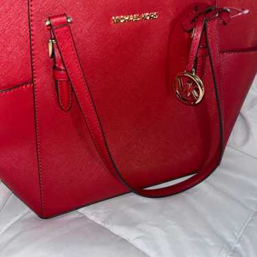 Michael Kors saffiano leather handbag - image 1