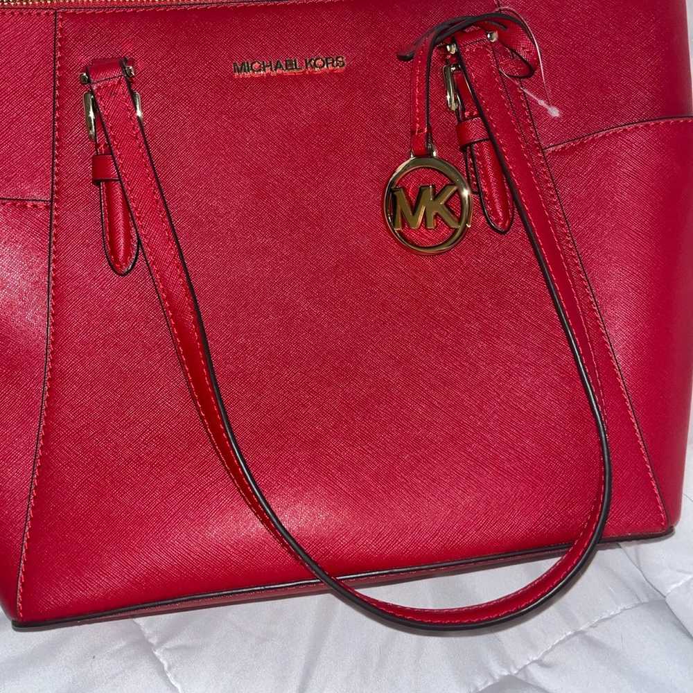 Michael Kors saffiano leather handbag - image 3