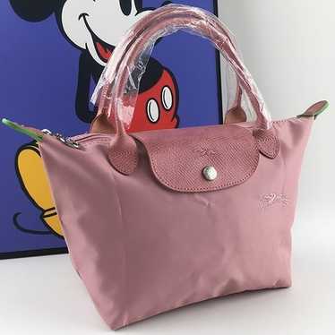 folding tote bag pink