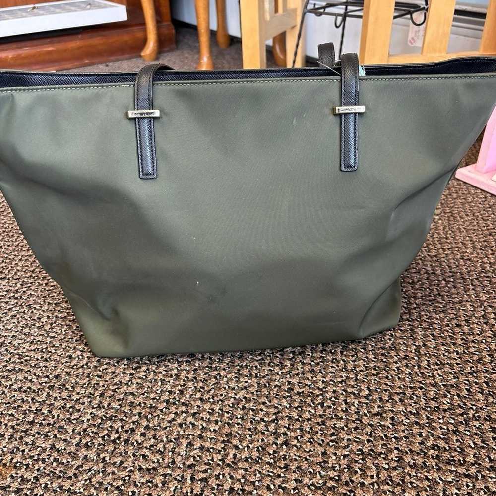 Stunning Kate Spade Tote Bag!! Hunter Green - image 6