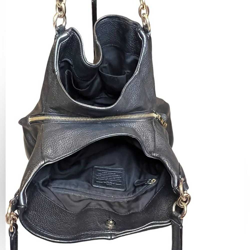 Coach black leather Phoebe shoulder bag - image 12