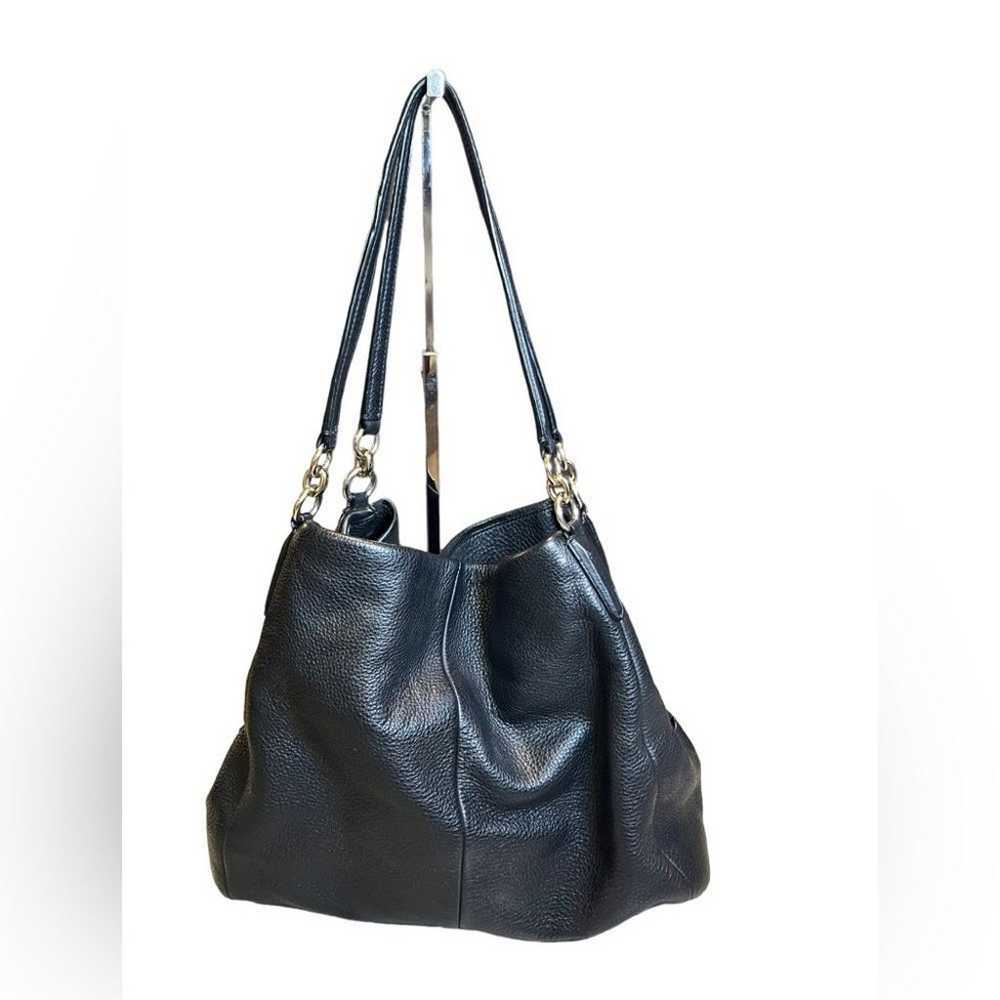 Coach black leather Phoebe shoulder bag - image 1