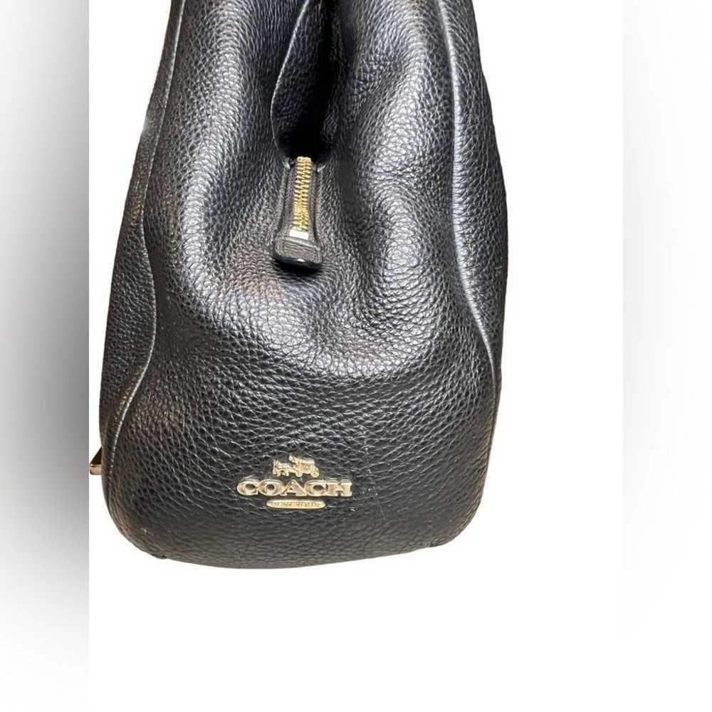 Coach black leather Phoebe shoulder bag - image 4