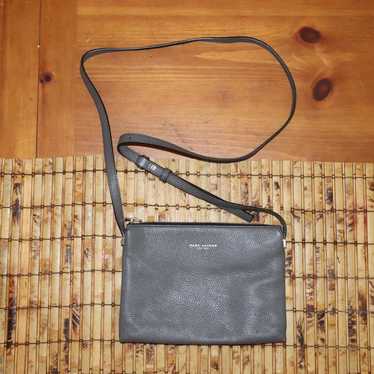 Marc Jacobs Grey Leather Crossbody Bag