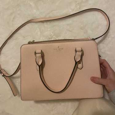 Kate spade satchel purse baby pink - image 1