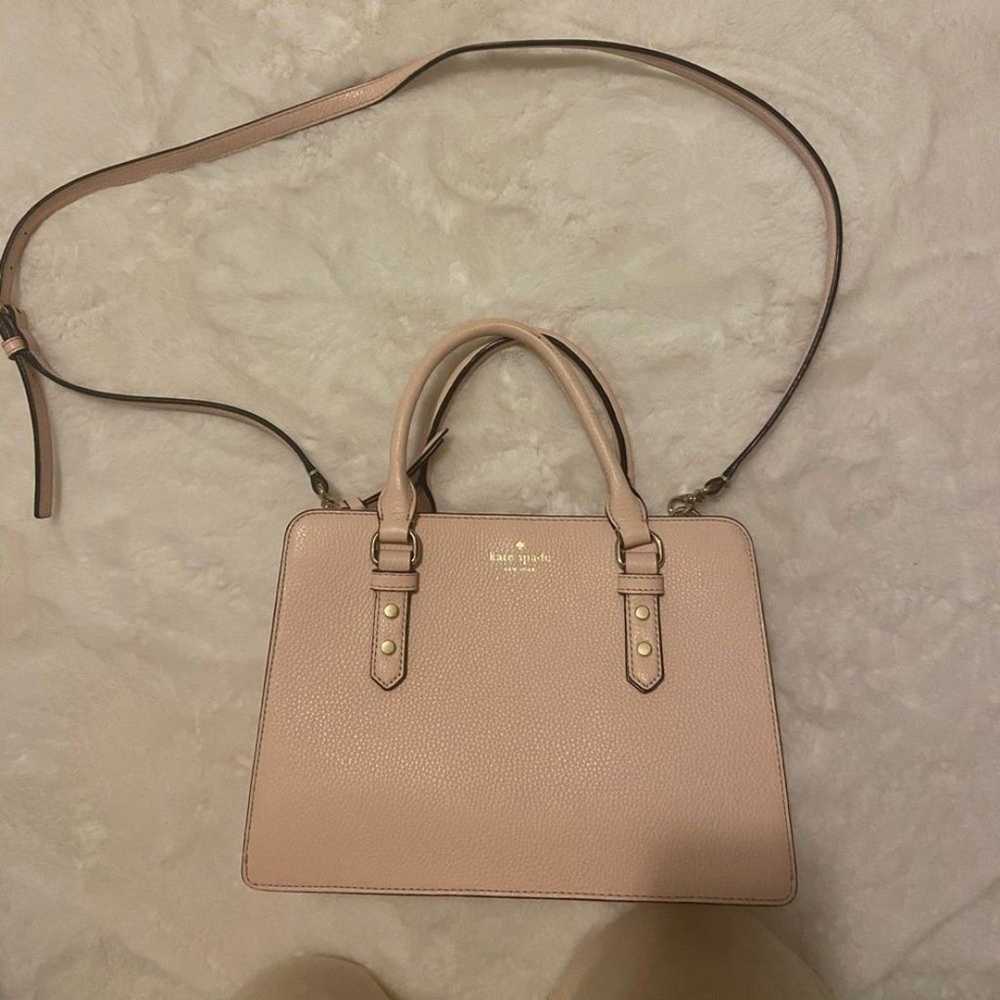 Kate spade satchel purse baby pink - image 2