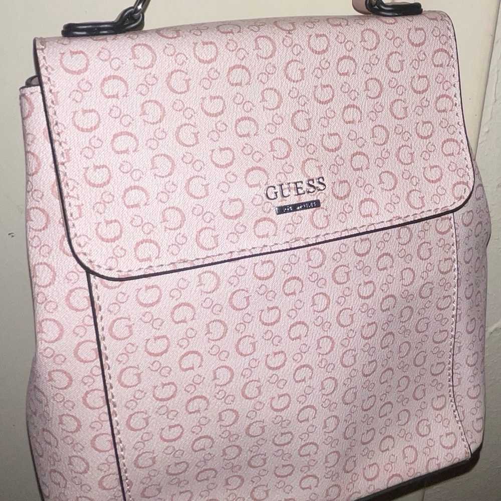 Guess Wesley light rose/pink backpack purse… NEW! - image 3