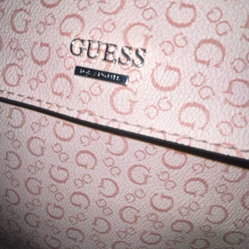 Guess Wesley light rose/pink backpack purse… NEW! - image 4