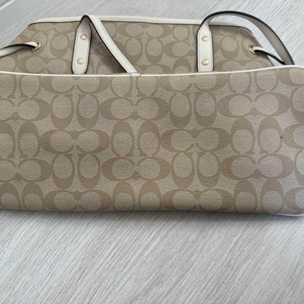 Excellent condition☆ COACH tote bag Signature bei… - image 6