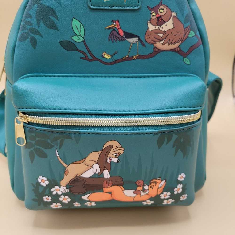 Loungefly Disney Fox & the Hound Copper Tod Owl G… - image 2