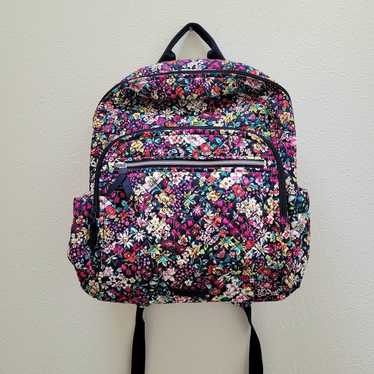 Vera Bradley Campus Backpack pink ditsy floral li… - image 1