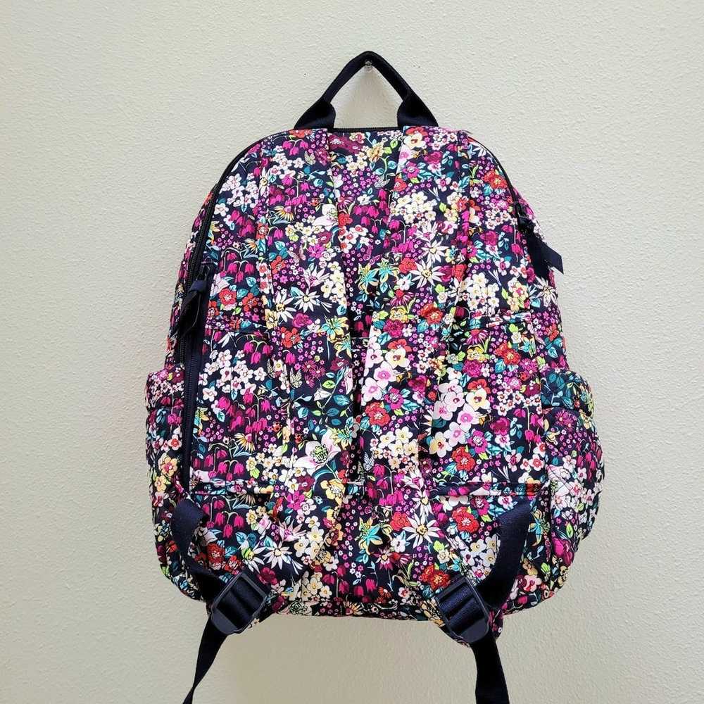 Vera Bradley Campus Backpack pink ditsy floral li… - image 2