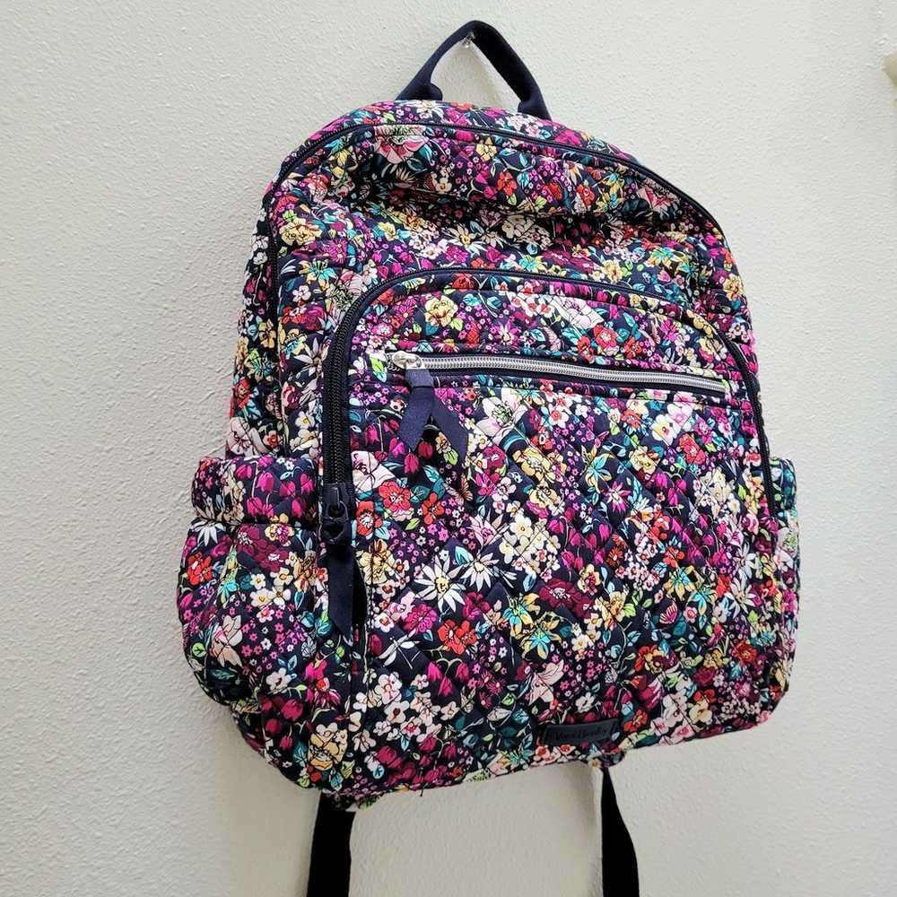 Vera Bradley Campus Backpack pink ditsy floral li… - image 3