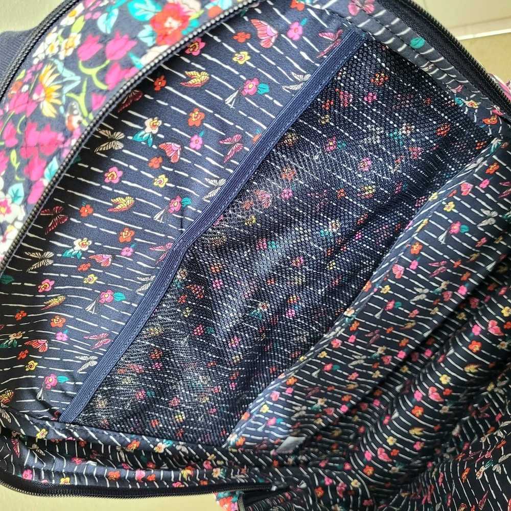 Vera Bradley Campus Backpack pink ditsy floral li… - image 8