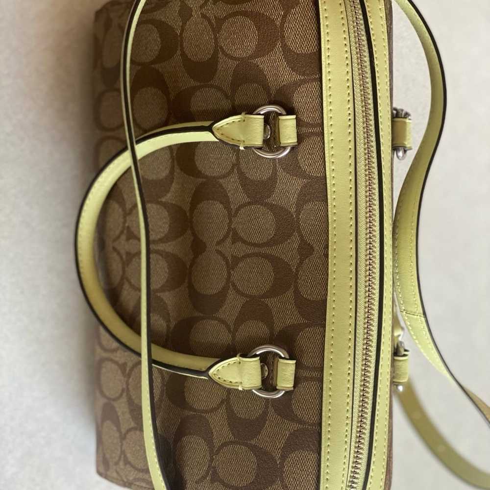 Coach Lime green Rowan Satchel - image 2