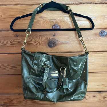 COACH Madison Sabrina Satchel. Olive Green