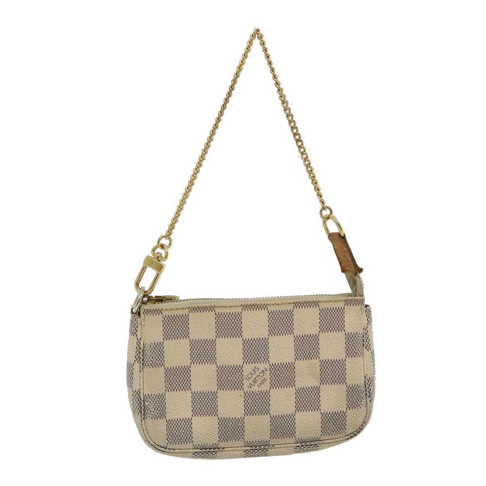 LOUIS VUITTON Damier Azur Mini Pochette Accessoir… - image 1