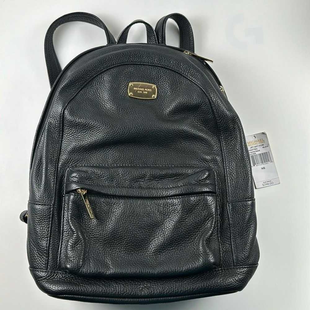 Michael Kors Jet Set Large Leather Backpack Black - image 1