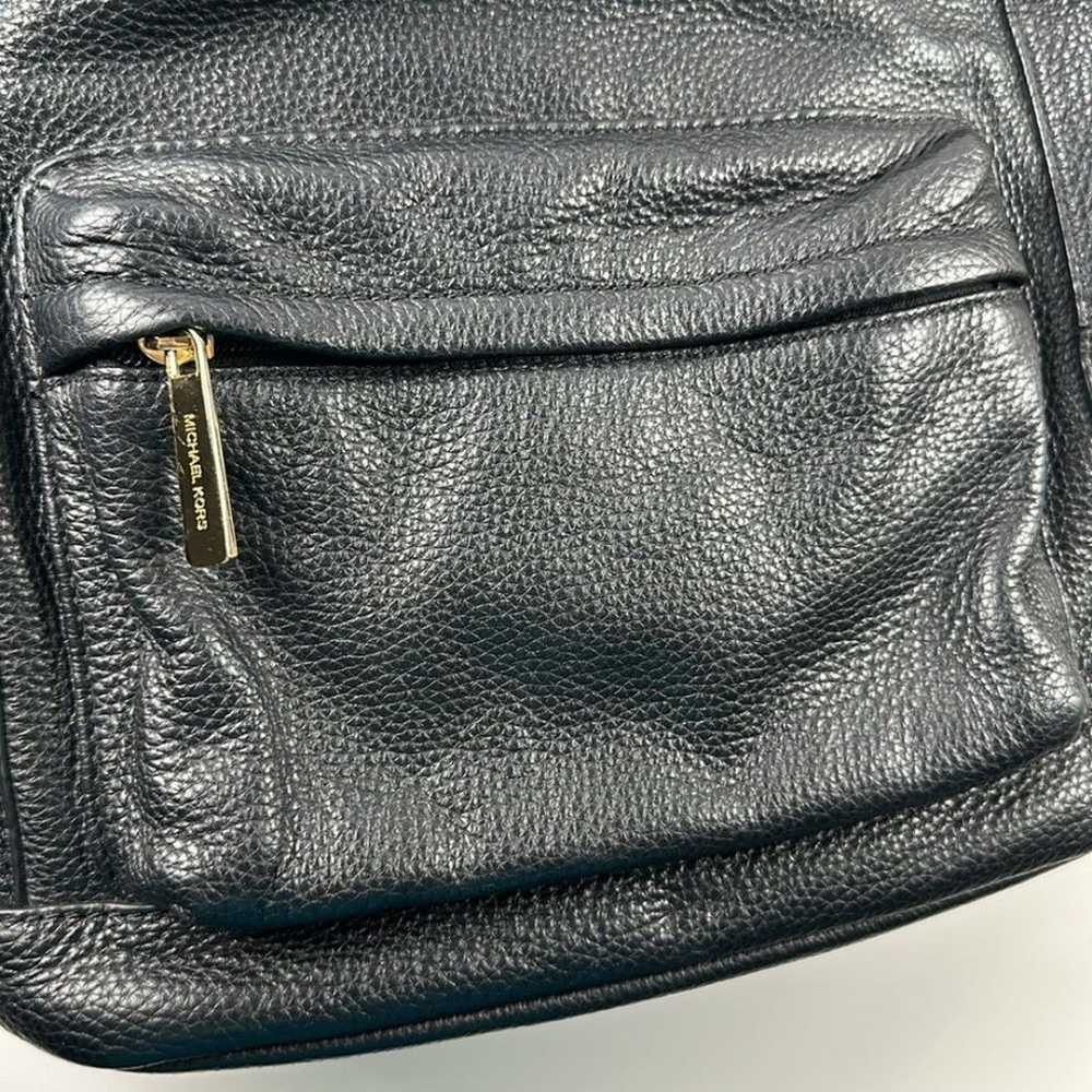 Michael Kors Jet Set Large Leather Backpack Black - image 4