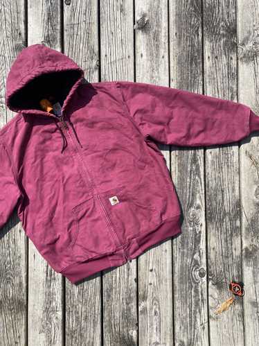 Carhartt Carhartt WJ130 648 burgundy jacket sz XL