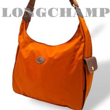 Longchamp shoulder bag, crossbody, nylon, leather,