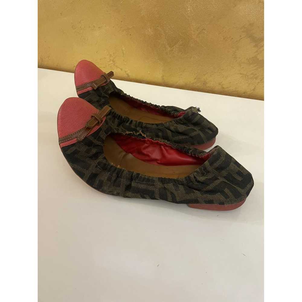 Fendi Cloth ballet flats - image 2