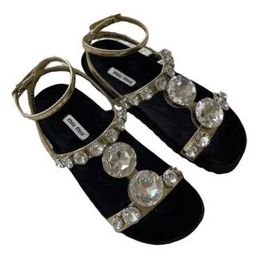 Miu Miu Leather sandal - image 1