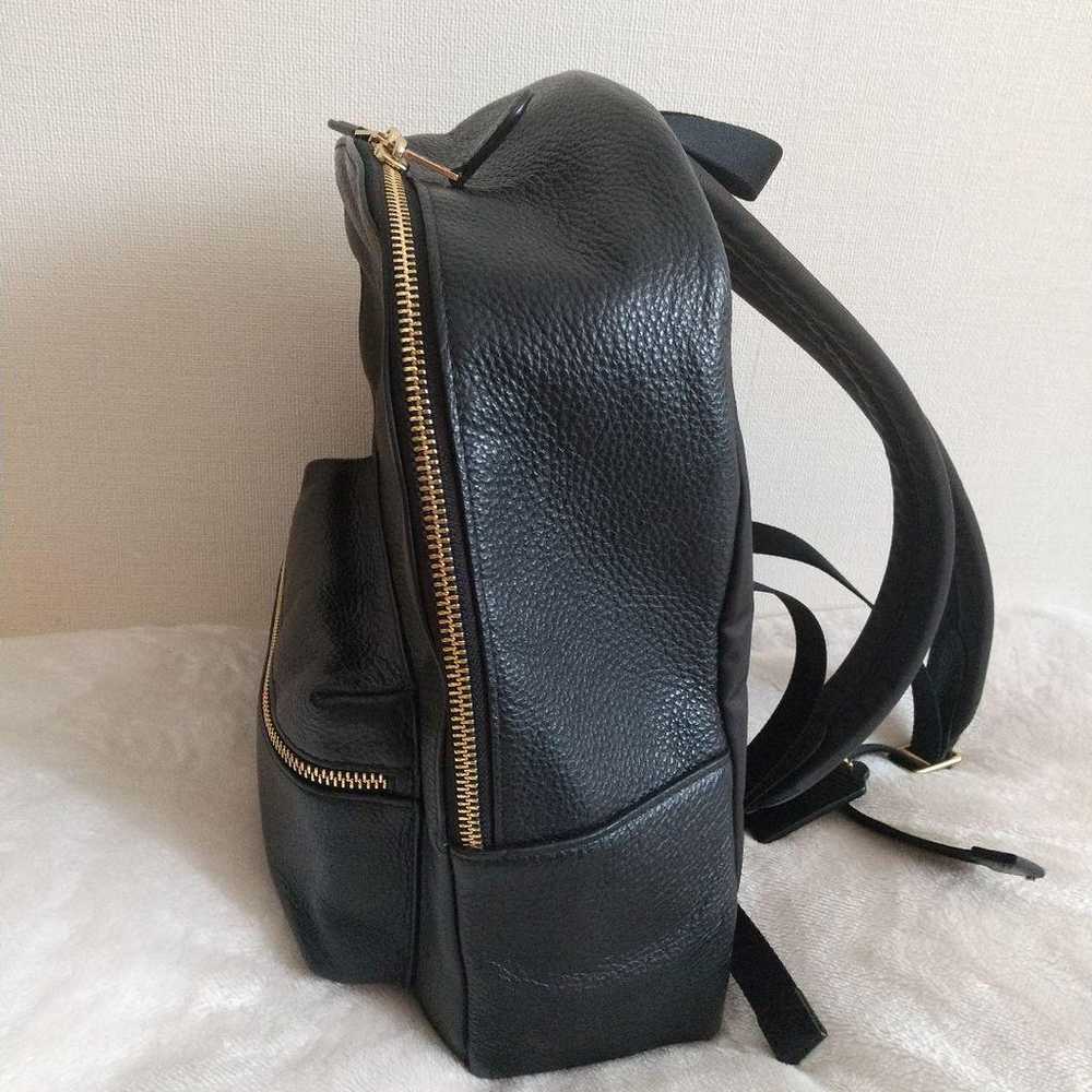 Coach backpack, genuine leather, black - image 4