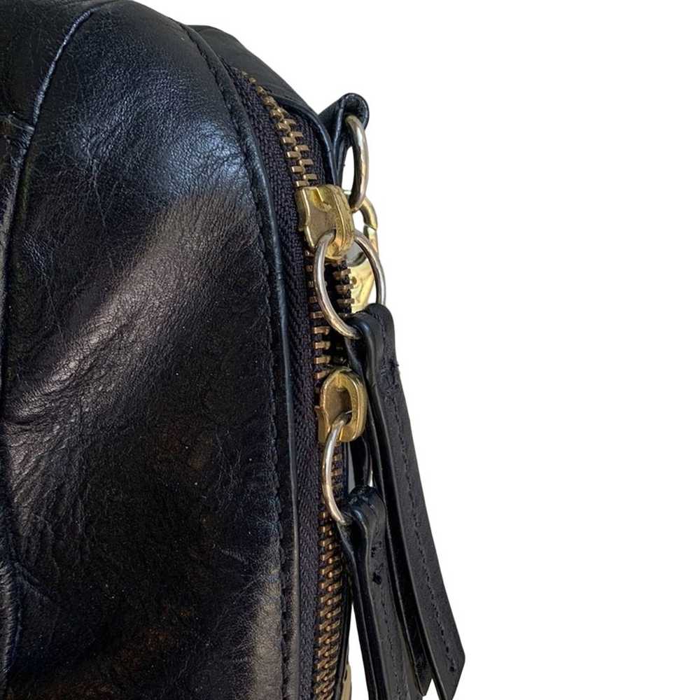 Fossil Leather Sydney Satchel in Gold Dip - image 10