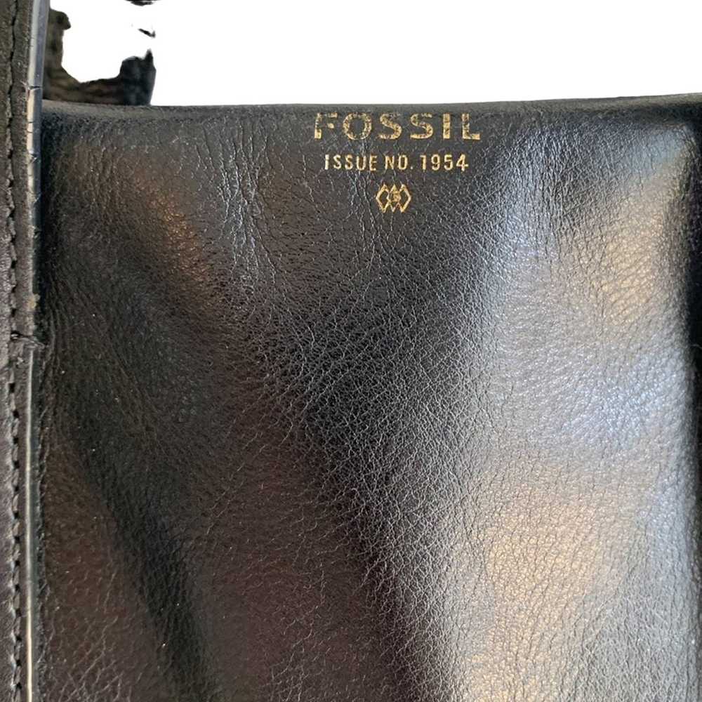 Fossil Leather Sydney Satchel in Gold Dip - image 3