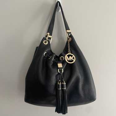 MICHAEL KORS Camden Tassel Drawstring Hobo Should… - image 1