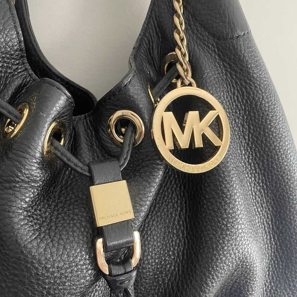 MICHAEL KORS Camden Tassel Drawstring Hobo Should… - image 3