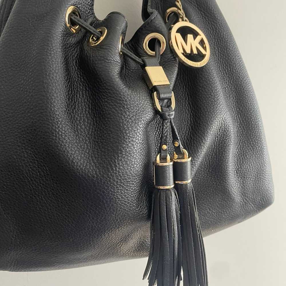 MICHAEL KORS Camden Tassel Drawstring Hobo Should… - image 4