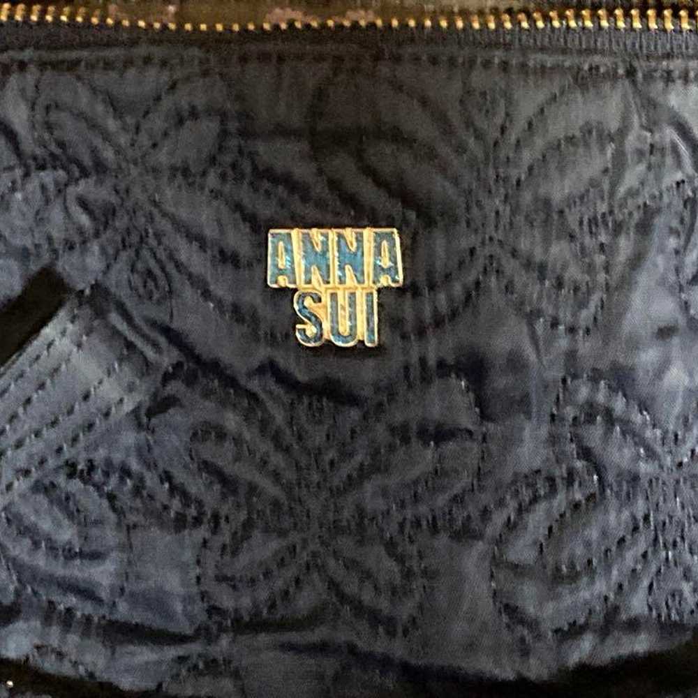 ANNA SUI Nylon x Embroidered Butterfly Tote Bag. - image 3