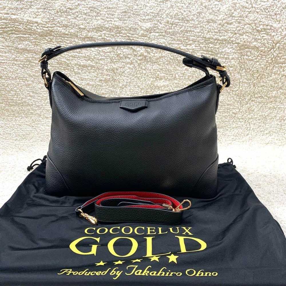 Extremely high-quality Coco Celeux Gold cowhide l… - image 2