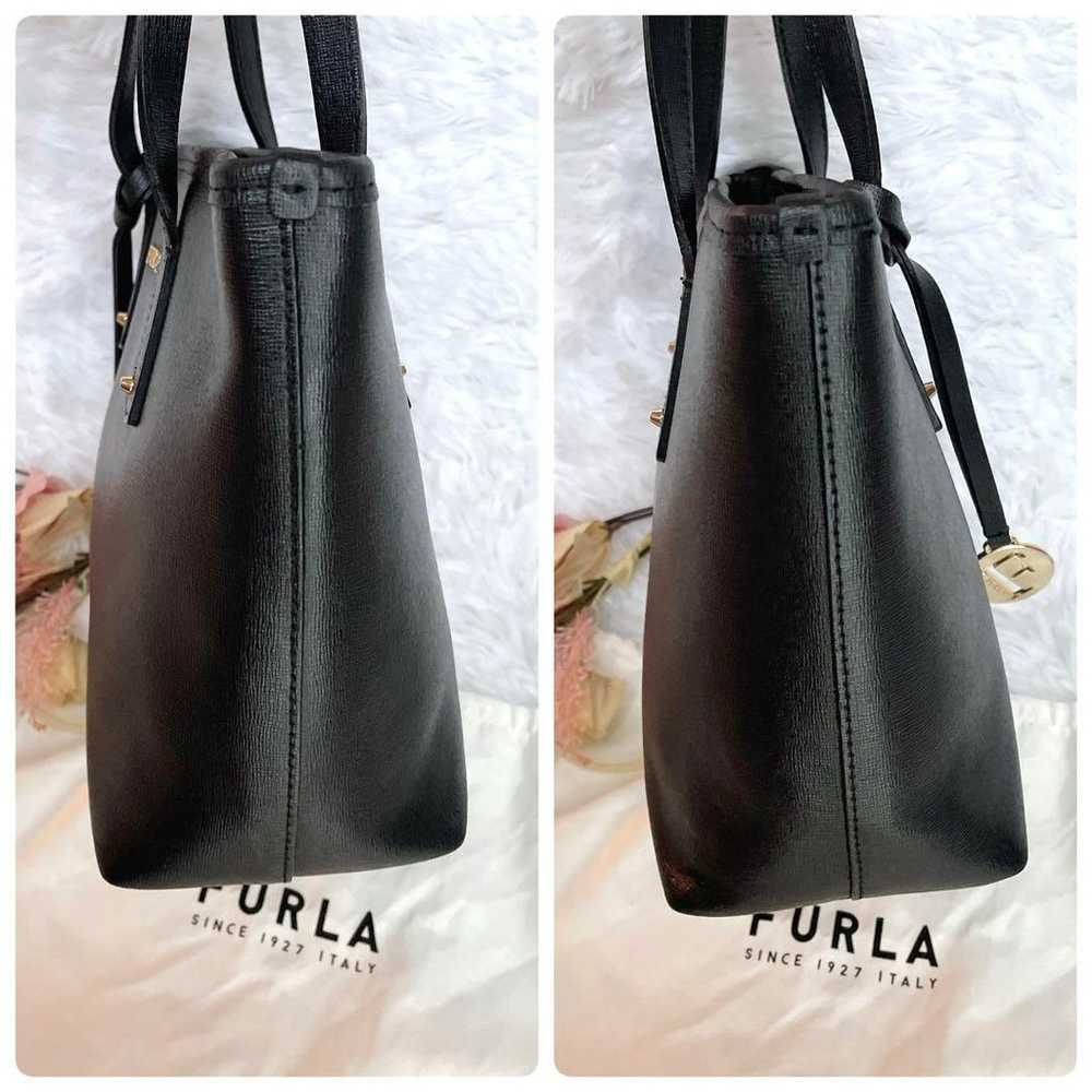 Excellent ⭐︎ FRULA Linda Black Leather Tote Bag w… - image 10