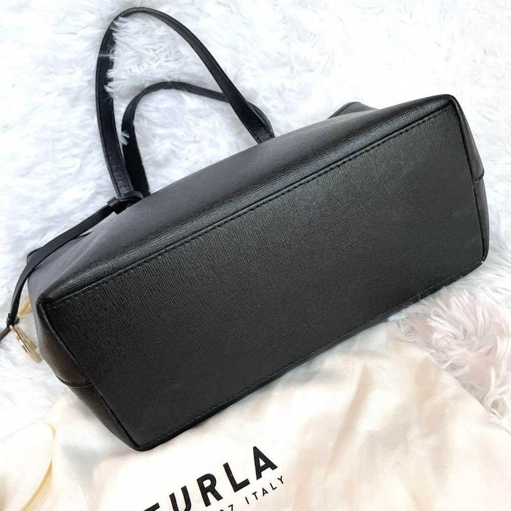 Excellent ⭐︎ FRULA Linda Black Leather Tote Bag w… - image 9