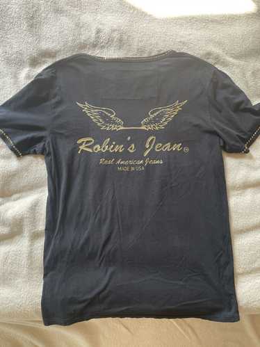 Robins Jeans Robin jeans rhinestone tshirt - image 1