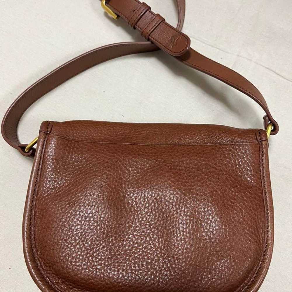 agnès b Agnès B Brown Leather Shoulder Bag - image 2