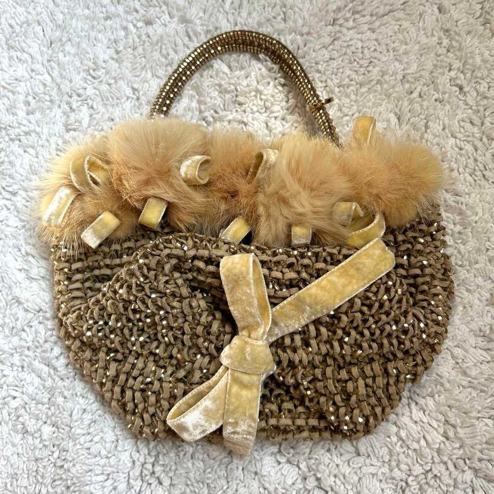 Anteprima Wire Bag with Real Fur - image 5